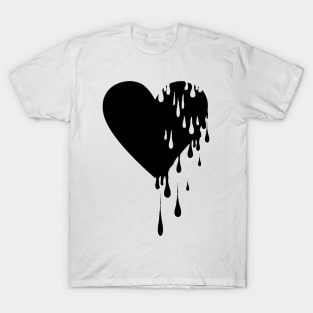 Bleeding Black Heart T-Shirt